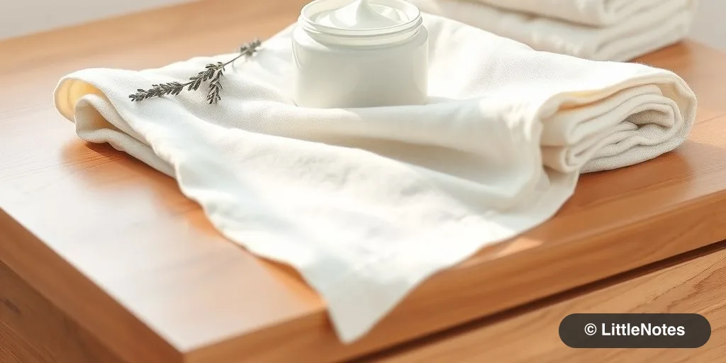 Moisturize baby skin after bath