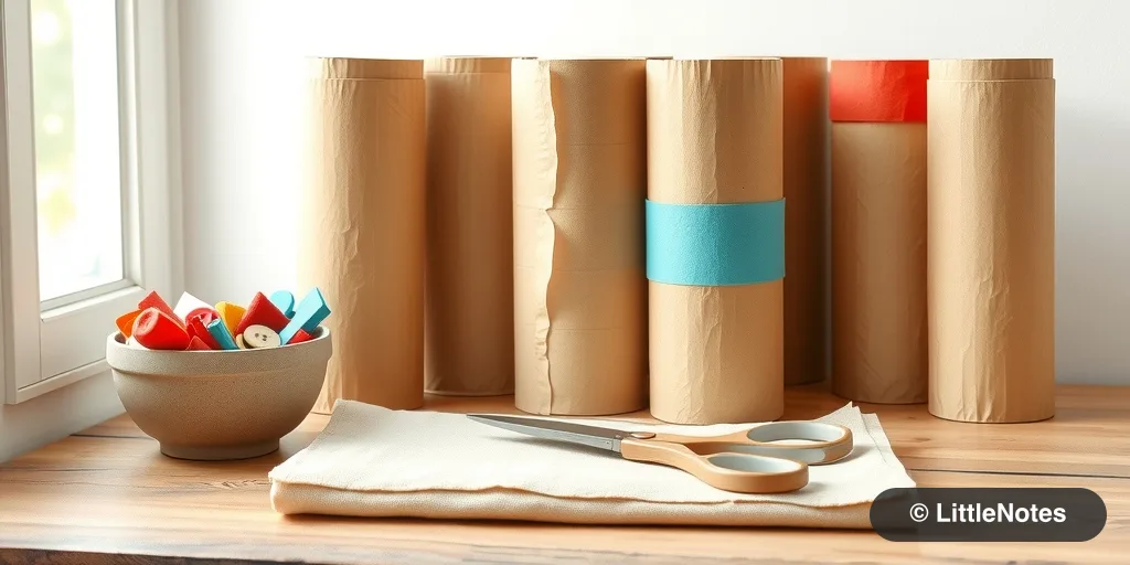 Use household recyclables for toddler crafts