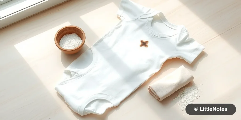 Getting oil stains out of baby clothes