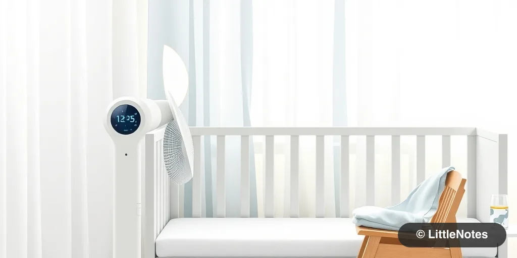 Illustration for Navigating Nighttime Comfort: AC, Fans, and Your Baby