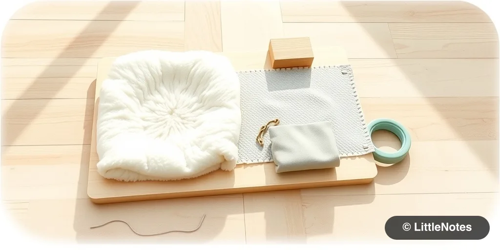 Provide sensory experiences to stop pinching