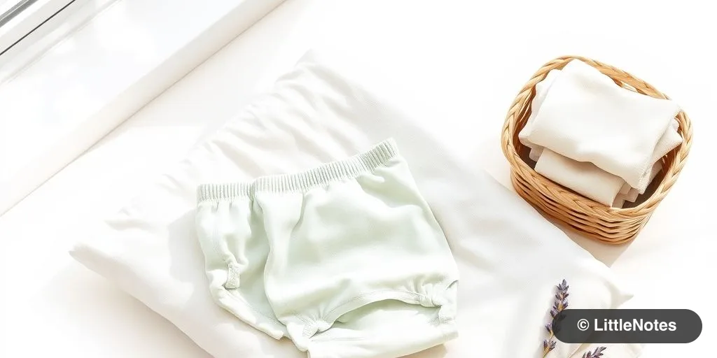 Try underwear over the diaper