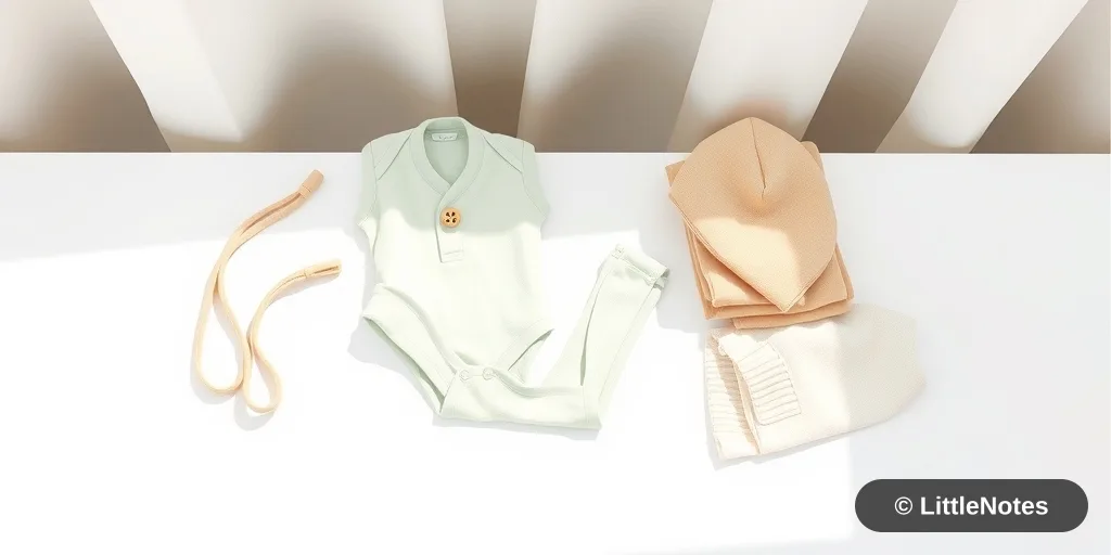 Illustration for Newborn Wardrobe Essentials: Layering for Comfort and Ease