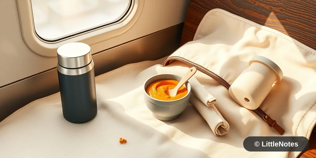 Illustration for Travel Tips: Feeding Your Baby on the Go