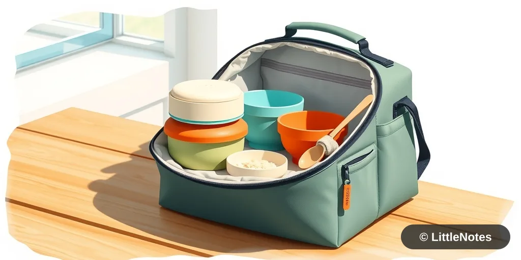 Illustration for Travel-Friendly Feeding: Keeping Your Baby Well-Fed on the Go
