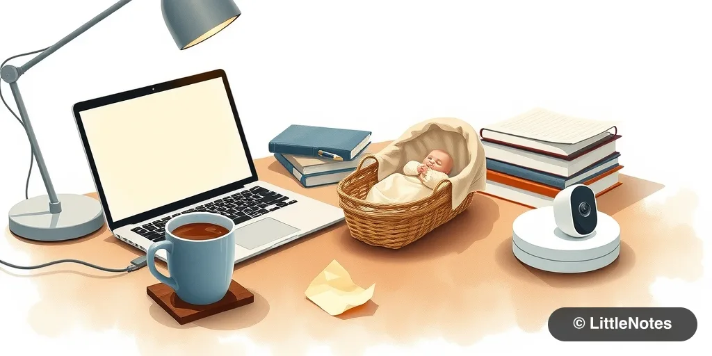 Illustration for Returning to Work: A Guide for WFH Parents