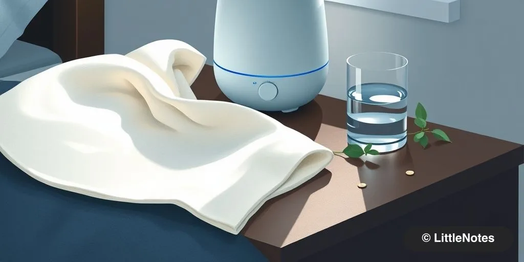Illustration for Managing Your Toddler’s Cough at Night