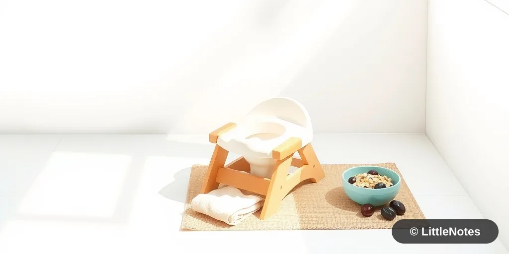 Illustration for Supporting Your Toddler Through the Potty Training 'Hold'