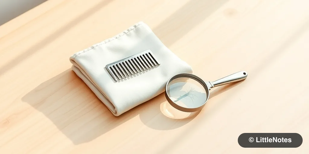 Check baby hair for lice
