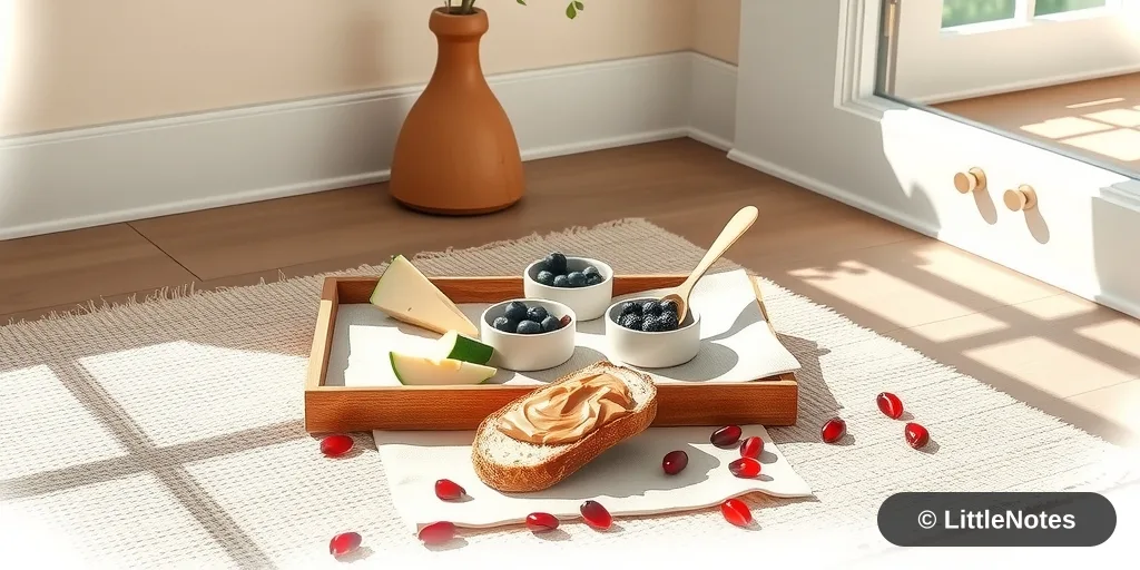 Illustration for Healthy Snacking for Toddlers: Savory, Sweet, and Simple