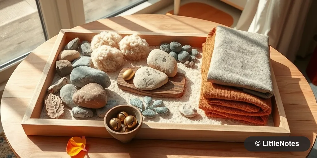 Explore themes through varied sensory activities