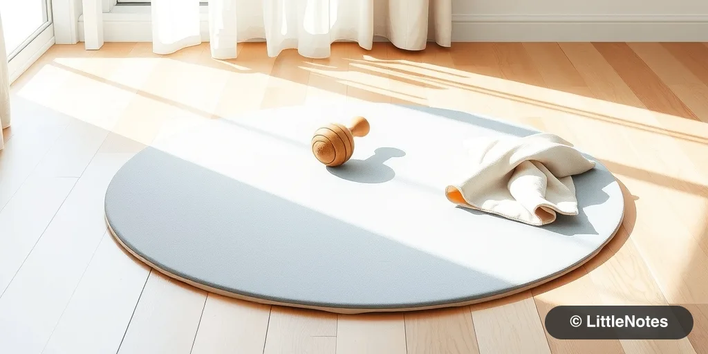 Choose thick mats for tummy time