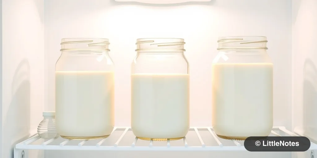 Illustration for Breast Milk Storage 101: Pooling and Temperature Safety