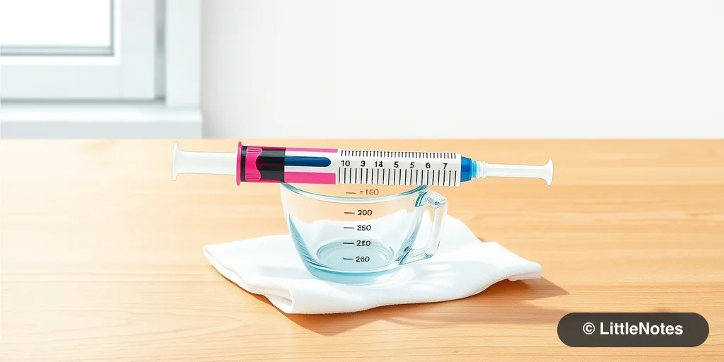 Use syringes for accurate medicine dosage