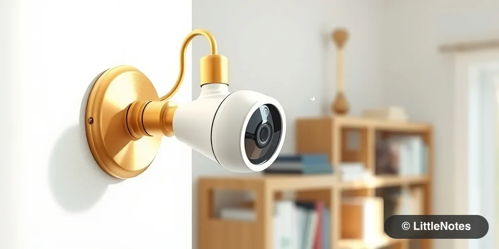 Install bulb-style security cameras