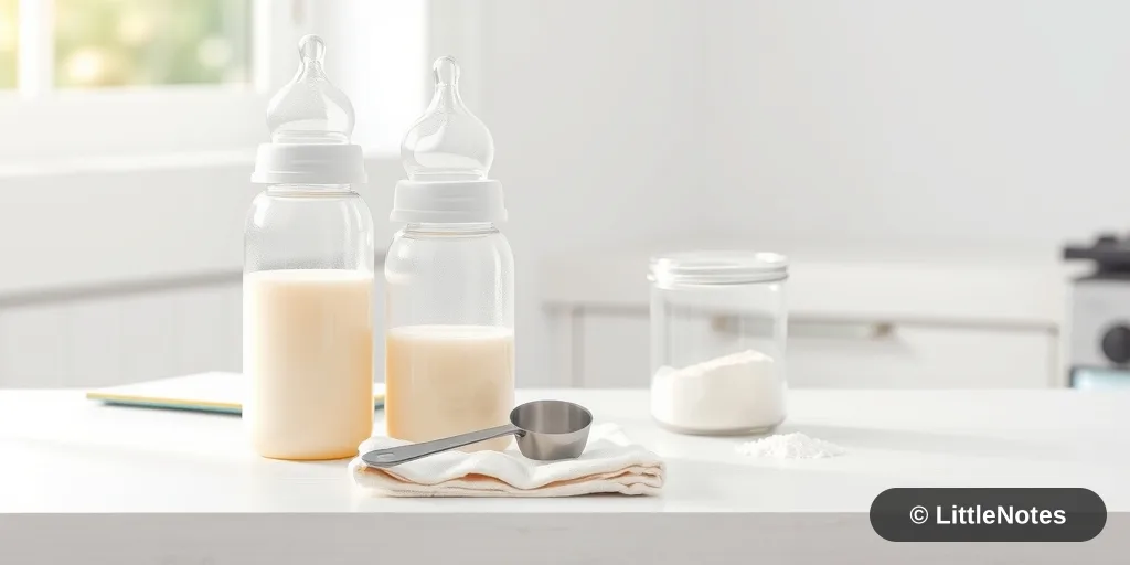 Illustration for Making the Switch: A Parent's Guide to Navigating Infant Formula Stages