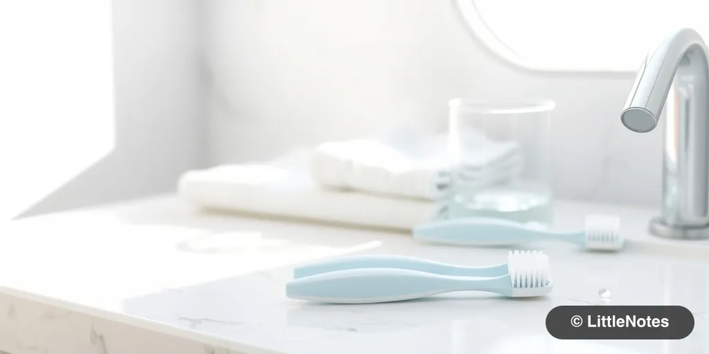 Illustration for Starting Oral Care: A Guide for First-Time Moms