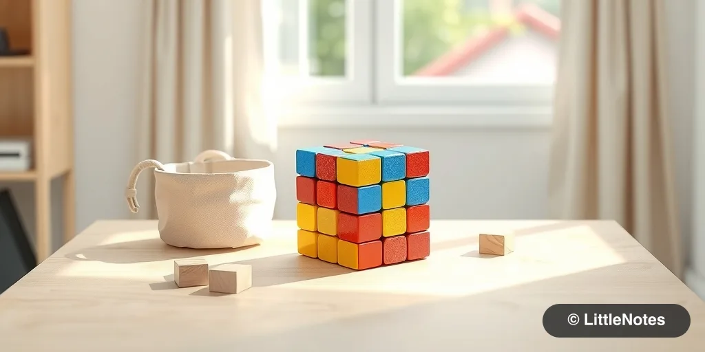 Develop logical thinking with puzzle cubes