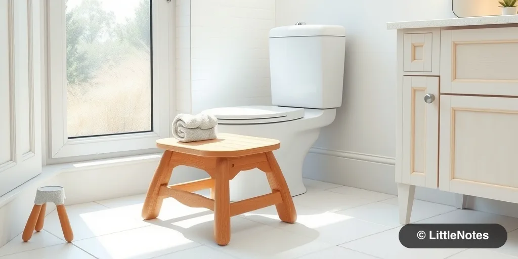 Potty train with physical comfort