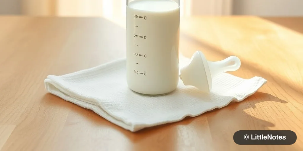 Illustration for Feeding Your Baby: A Note on Formula and Breastmilk