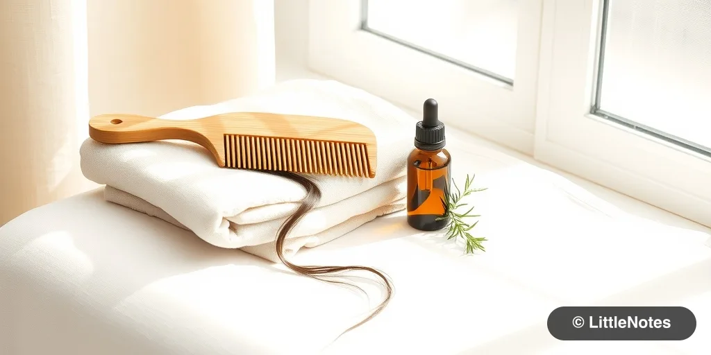 Illustration for Navigating Postpartum Hair Loss: What’s Normal and How to Manage It