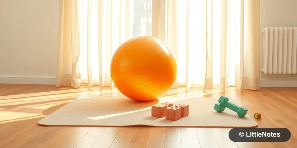 Incorporate children into home workouts
