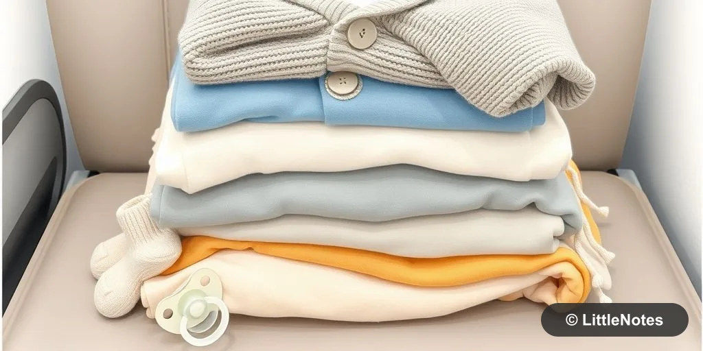 Layer baby clothing for flights