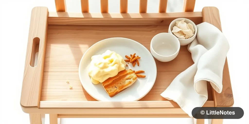 Illustration for Starting Solids: A Stress-Free Guide to First Foods