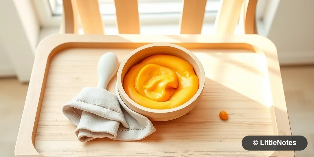 Illustration for Starting Solids: A Stress-Free Guide to First Foods