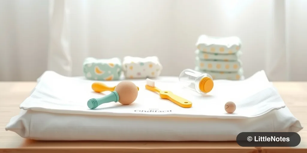 Use distracting toys during diaper changes