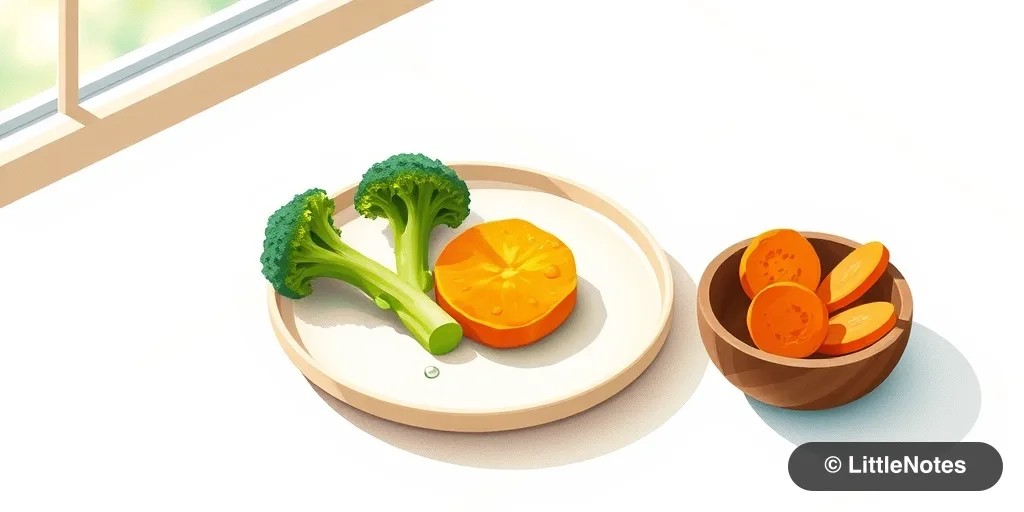 Serve food plain to develop palate