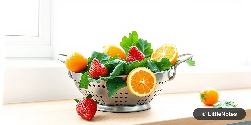 Illustration for Important Safety Precaution: Washing and Sourcing Produce