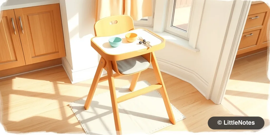 Illustration for Mastering Mealtimes: Dealing with Food Throwing and High Chair Transitions
