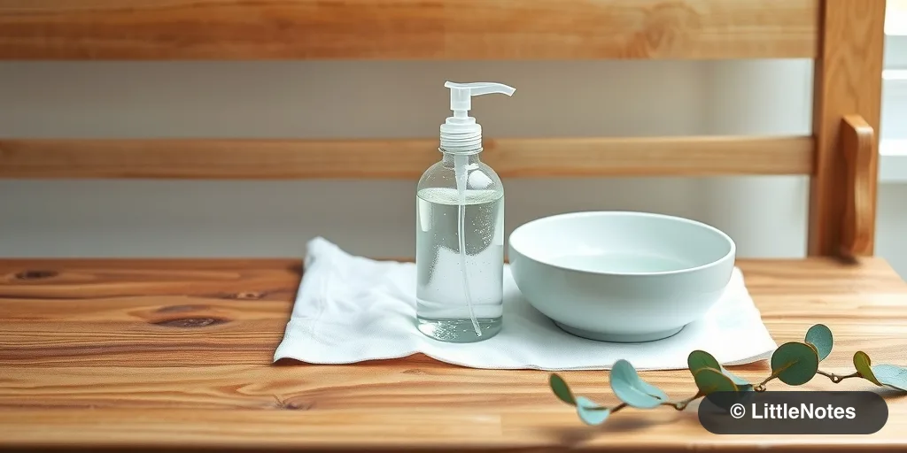 Neutralize chlorine after baby swimming
