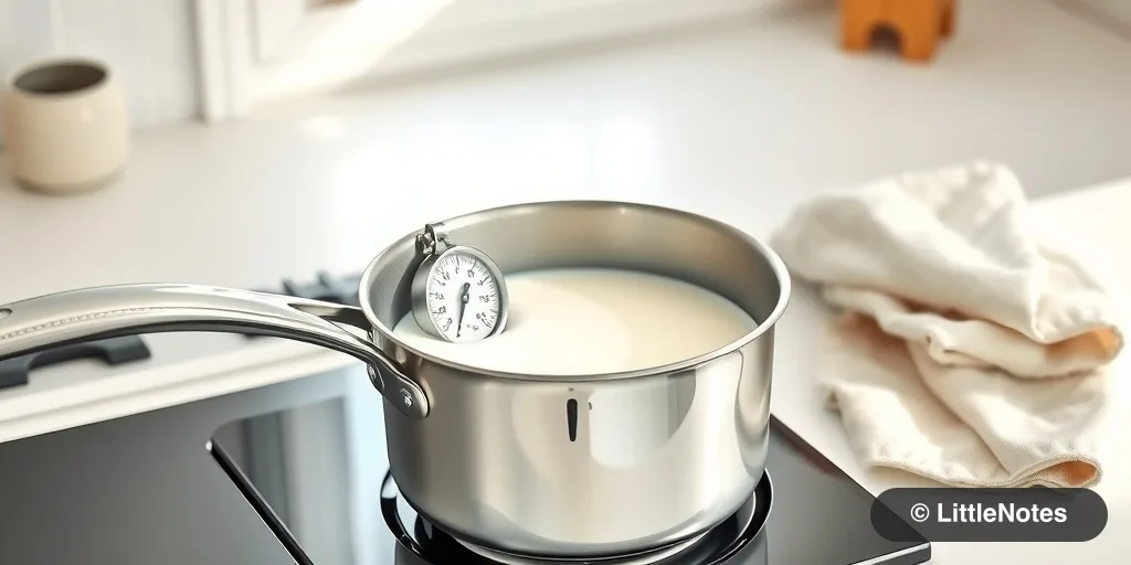 Scald milk to address high lipase