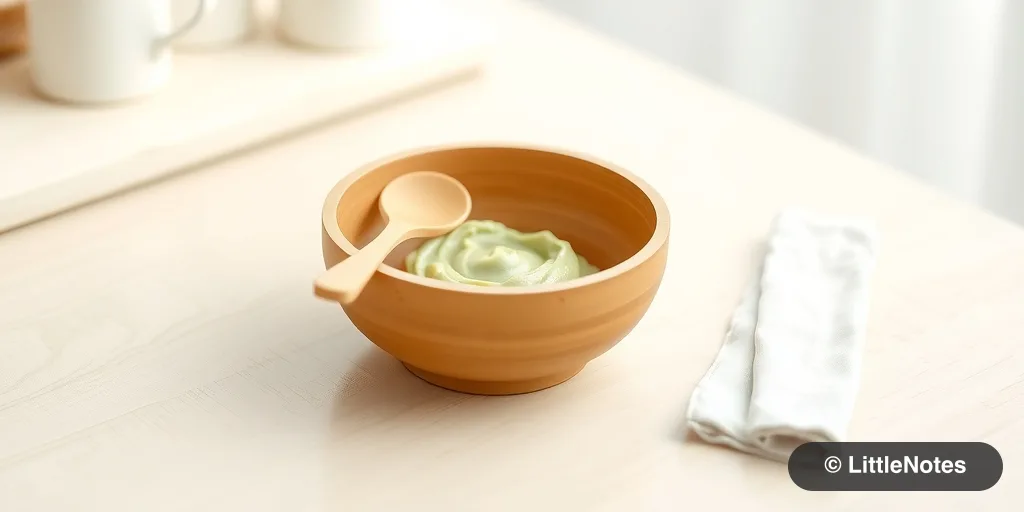 Illustration for Starting Solids: A Guide to First Bites and Equipment Essentials