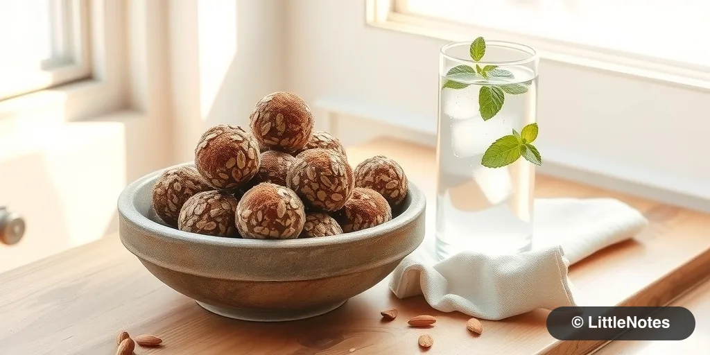 Illustration for Healthy Postpartum Energy Bites