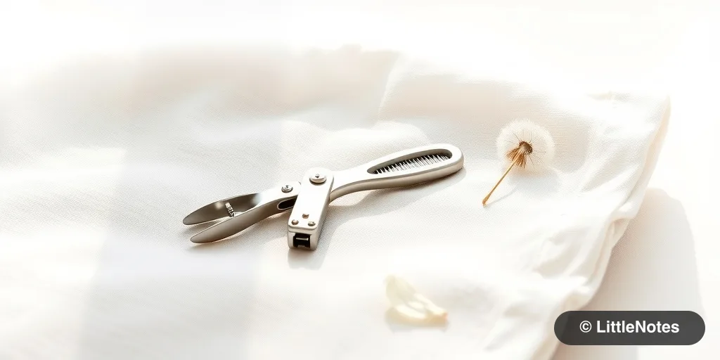 Use nail cutters while baby sleeps