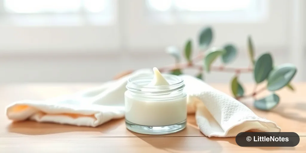 Use gentle balms for sensitive baby skin