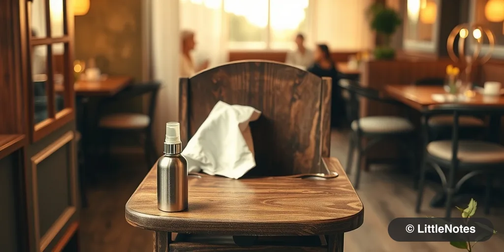 Sanitizing High Chairs While Dining Out