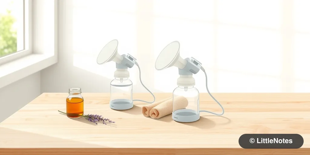Illustration for Breast Pumping Hands-Free: Tips and Gear for Comfort and Efficiency