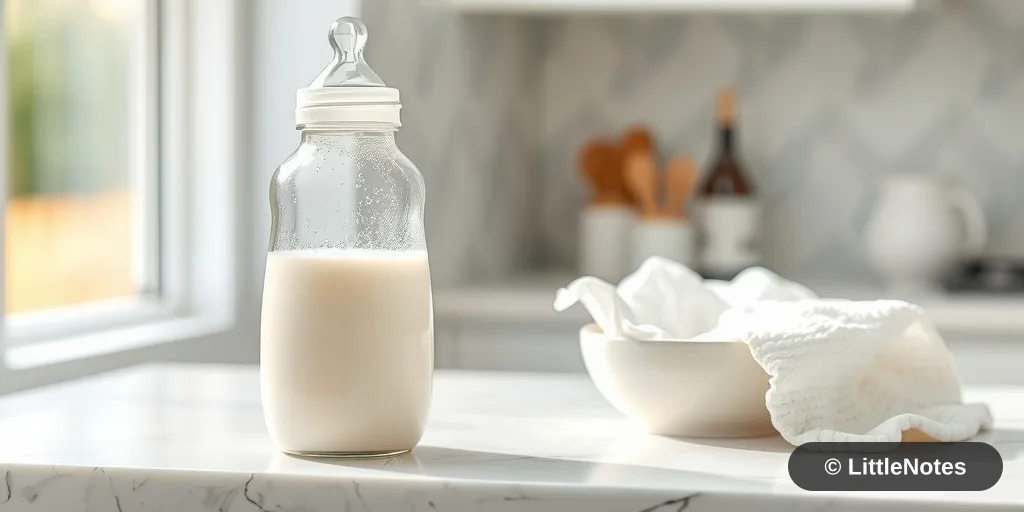 How do I handle frozen breast milk storage and usage?