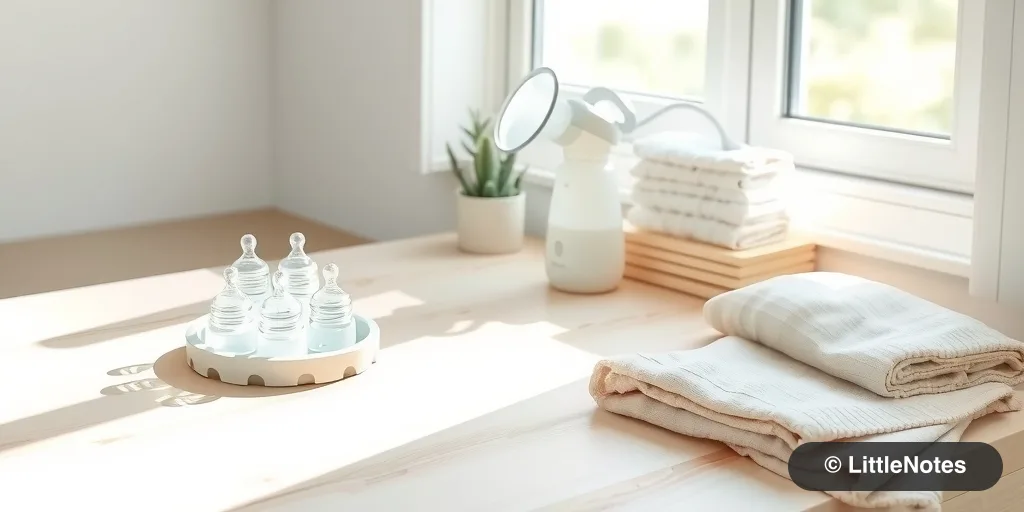 Illustration for Navigating Pumping and Bottle Feeding: Practical Hacks for Busy Parents
