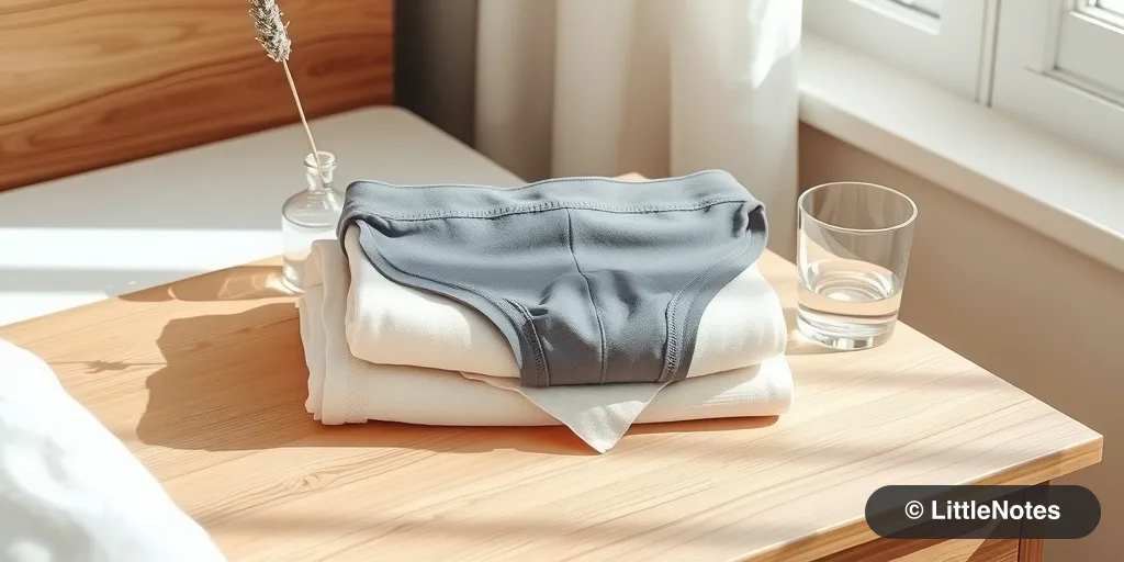 Period underwear for postpartum flow