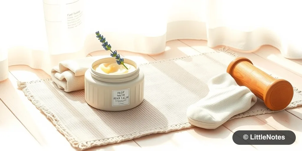 Treat postpartum cracked feet effectively