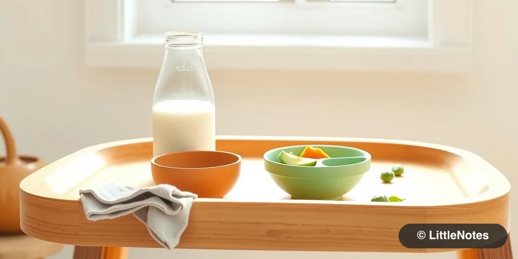 Milk intake vs. solids for 10-month-olds