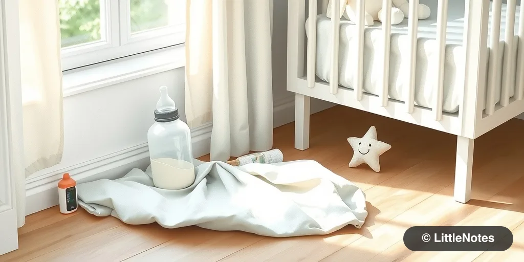 What is normal behavior after baby's 6-week vaccination?