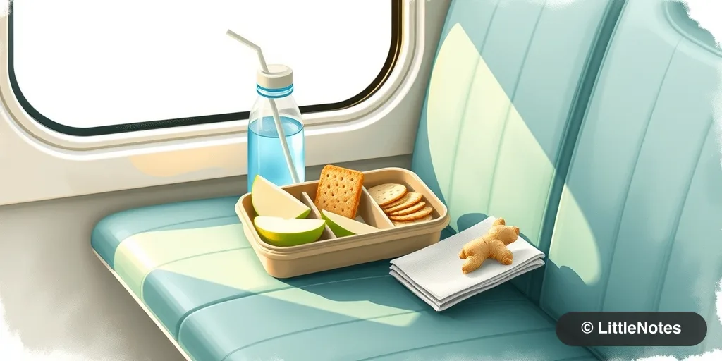 Illustration for Taming the Travel Nausea: Tips for School Bus Commutes