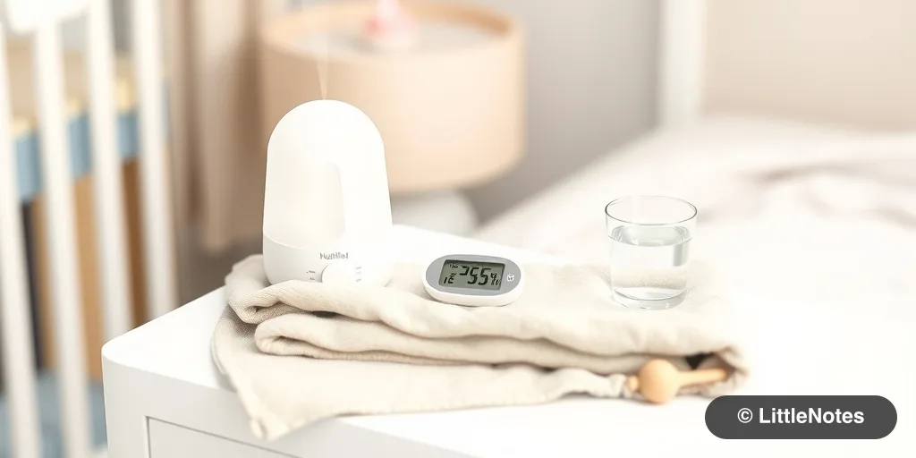 Illustration for Supporting Your Baby Through a Cold