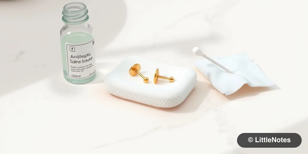 Illustration for To Pierce or Not to Pierce: Navigating Infant Ear Piercings